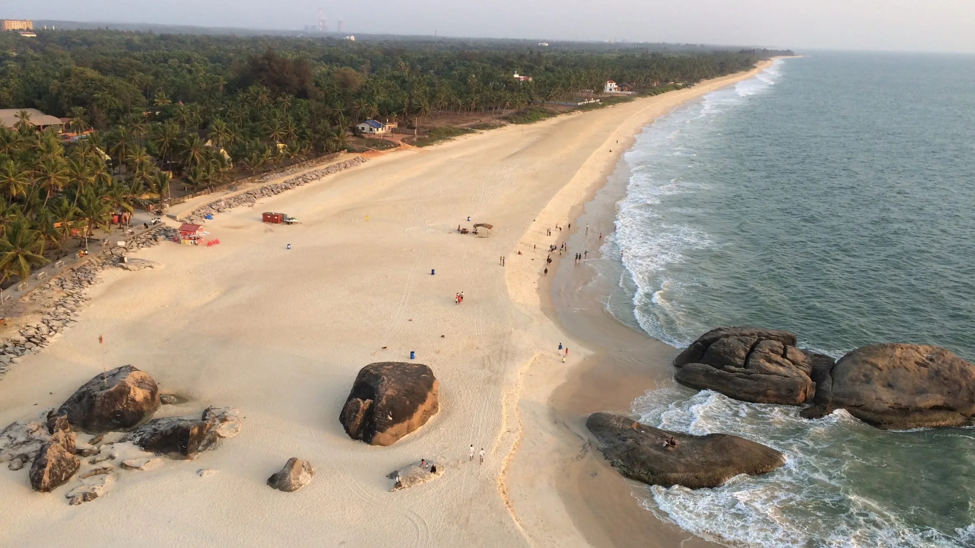 Karnataka coastline and coastal vegetation
