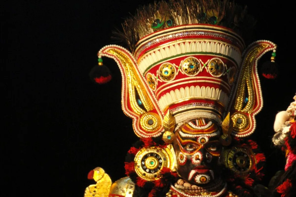 Yakshagana performer in coastal Karnataka